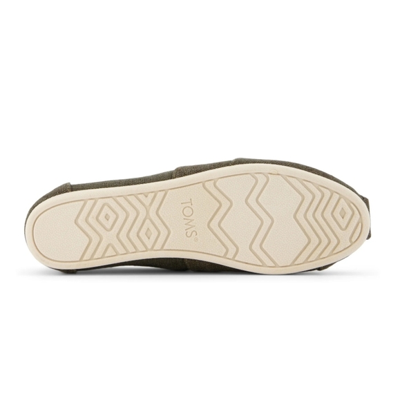 NWT TOMS Alpargata Heritage Canvas, Size 7.5, Color Canteen Green - Picture 5 of 13